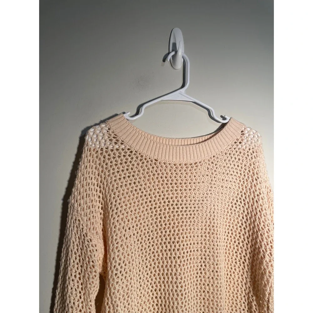 Anthropologie Line +‎ Dot Donna Beach Sweater in Neutral Size Medium